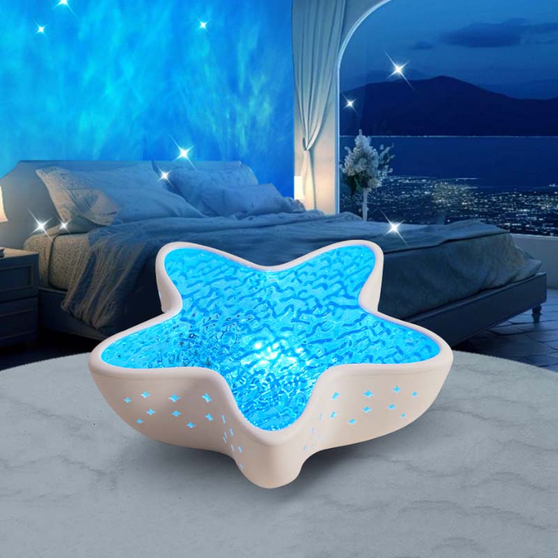 💘 Valentinstagsangebot: 50% Rabatt! 🐚 Seestern-Ozean-Projektorlampe – 7-farbiges Polarlicht & beruhigende Wasserwellen!
