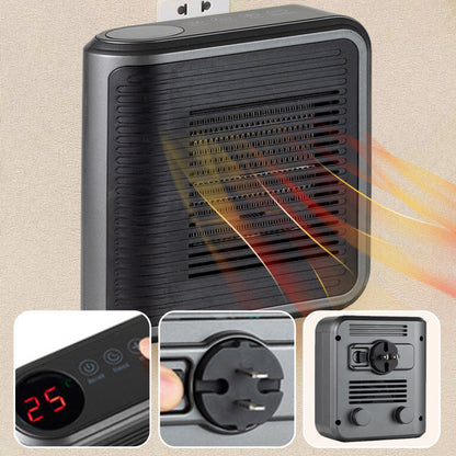 ✨2025 Sonderangebot ✨ 800-W-Wandheizlüfter mit einstellbarem Thermostat und Timer
