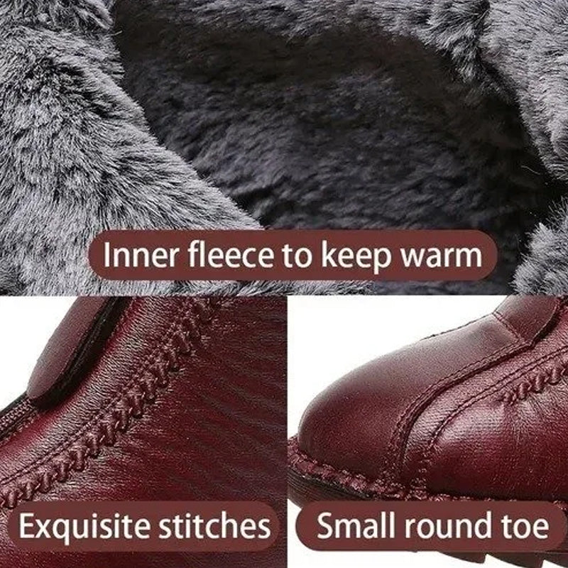 ❄️✨Warme Winterstiefeletten mit Reißverschluss für Damen