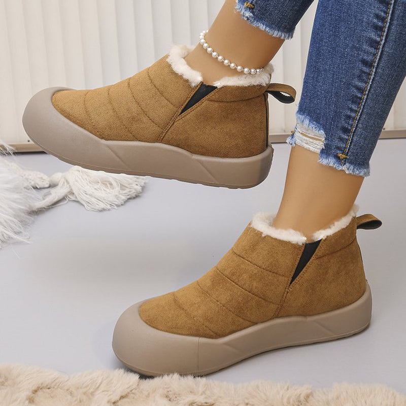 💜 LETZTER TAG DER AKTION – 50 % RABATT 💜Wasserdichte Winterstiefel aus Baumwolle mit weicher Sohle