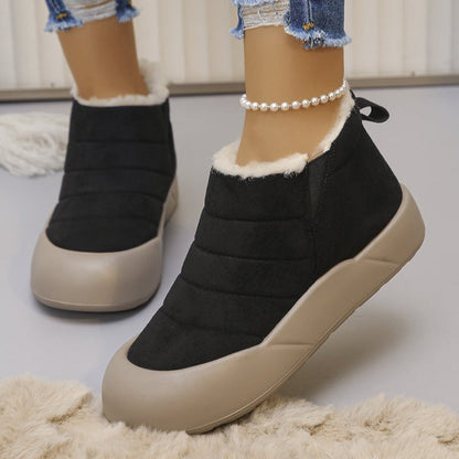 💜 LETZTER TAG DER AKTION – 50 % RABATT 💜Wasserdichte Winterstiefel aus Baumwolle mit weicher Sohle
