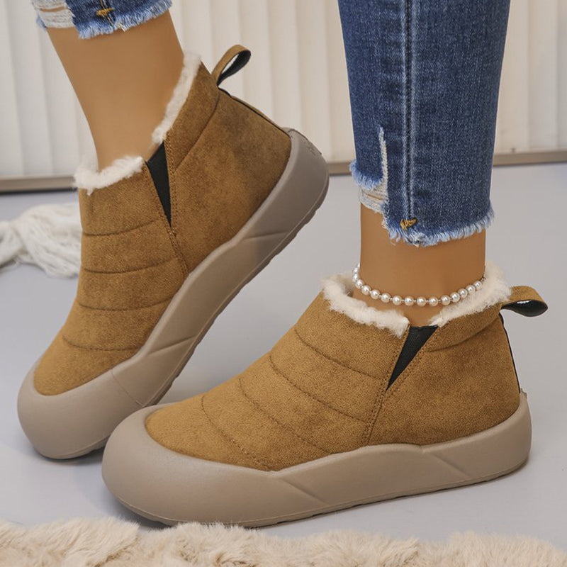 💜 LETZTER TAG DER AKTION – 50 % RABATT 💜Wasserdichte Winterstiefel aus Baumwolle mit weicher Sohle