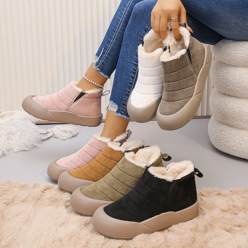 💜 LETZTER TAG DER AKTION – 50 % RABATT 💜Wasserdichte Winterstiefel aus Baumwolle mit weicher Sohle