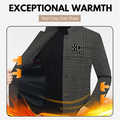Lässiger warmer Herren-Kurzmantel