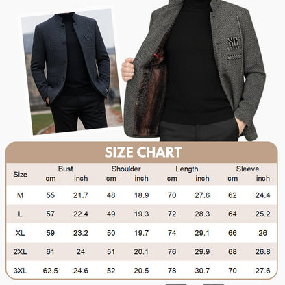 Lässiger warmer Herren-Kurzmantel