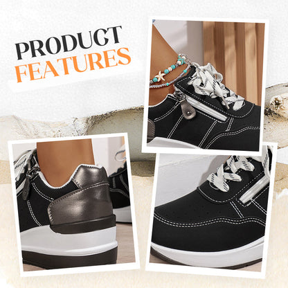 Lässige Damen-Plateau-Sneaker