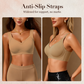 ✨ Nahtloser Damen-BH mit V-Ausschnitt – Bequem, atmungsaktiv & ideal für Sport & Freizeit!