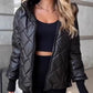 🖤 Zeitlich begrenztes Angebot 🔥 55 % Rabatt 🔥 Warme und lässige Damen-Baumwolljacke mit Kapuze