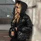 🖤 Zeitlich begrenztes Angebot 🔥 55 % Rabatt 🔥 Warme und lässige Damen-Baumwolljacke mit Kapuze