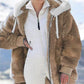 🎅Heiße Rabatte 50 % RABATT🔥Kapuzen-Fleecejacke mit Lammfellfutter🐑