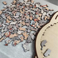 50% Rabatt🐱135-Stk. Morandi-farbiges Katzenpuzzle aus Holz🎁