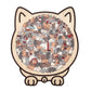 50% Rabatt🐱135-Stk. Morandi-farbiges Katzenpuzzle aus Holz🎁