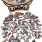 50% Rabatt🐱135-Stk. Morandi-farbiges Katzenpuzzle aus Holz🎁