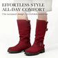 💖Black-Friday-Mega-Angebot – 50 % Rabatt!💖Damen Slouchy Boots bis zur mittleren Wade