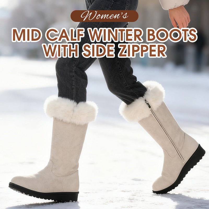 💥Black Friday-Aktion! Winterstiefel für Damen, mittelhoch🔥 Super-Sale, verpassen Sie es und warten Sie bis nächstes Jahr!