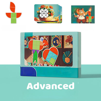 Magnetisches Tangram-Puzzle für Kinder