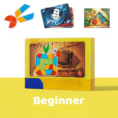 Magnetisches Tangram-Puzzle für Kinder