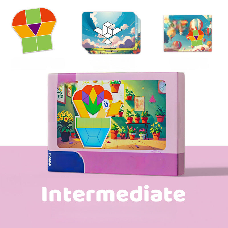Magnetisches Tangram-Puzzle für Kinder