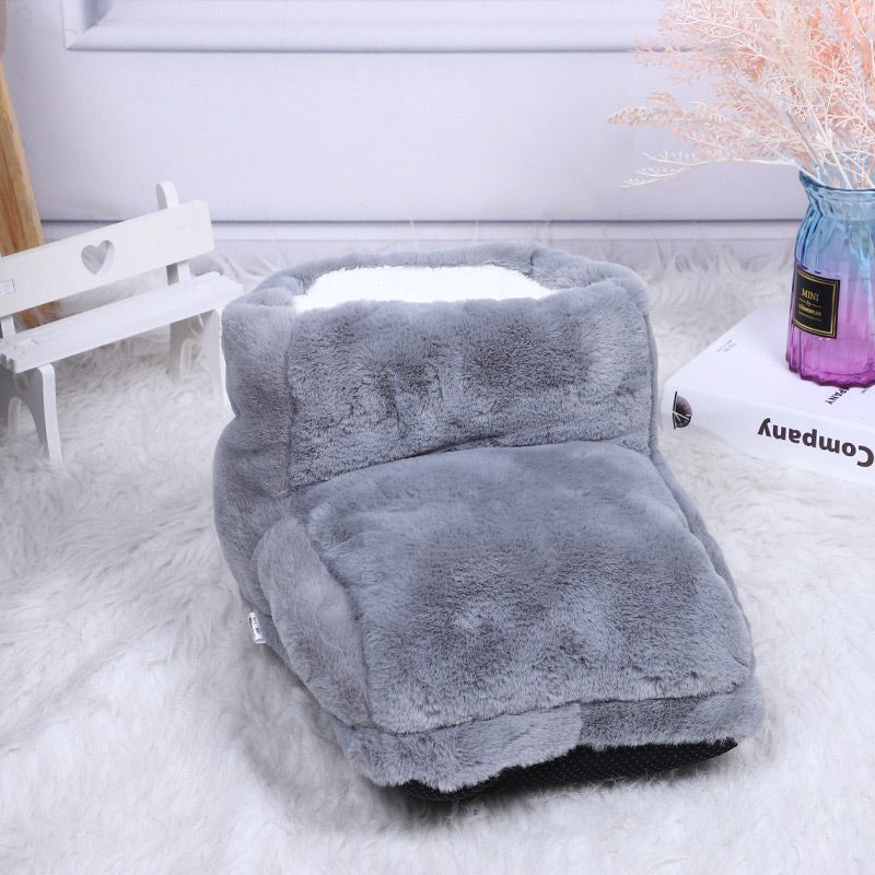 USB-Fußwärmer mit 3 Heizstufen & Kuschelbezug – Wärme für Zuhause, Bett & Sofa
