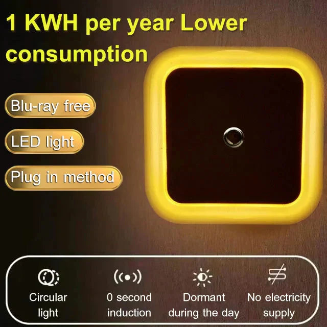🌞Frühlingserwachen: 50% Rabatt!✨ LED-Smart-Nachtlicht mit Lichtsensor – Automatisch & energiesparend | Sanftes, augenfreundliches Licht!