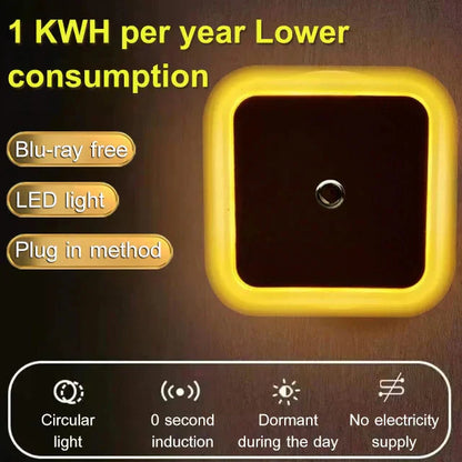 🌞Frühlingserwachen: 50% Rabatt!✨ LED-Smart-Nachtlicht mit Lichtsensor – Automatisch & energiesparend | Sanftes, augenfreundliches Licht!
