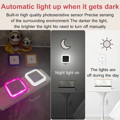 🌞Frühlingserwachen: 50% Rabatt!✨ LED-Smart-Nachtlicht mit Lichtsensor – Automatisch & energiesparend | Sanftes, augenfreundliches Licht!