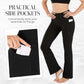 🎉 Neujahrsgeschenk – 50% RABATT!🔥Ultra Sculpt High-Waist Bauchformende Flare-Legging: Bequemes Stretchmaterial + Funktionelle Seitentaschen – Stylisch für Yoga & Outdoor!