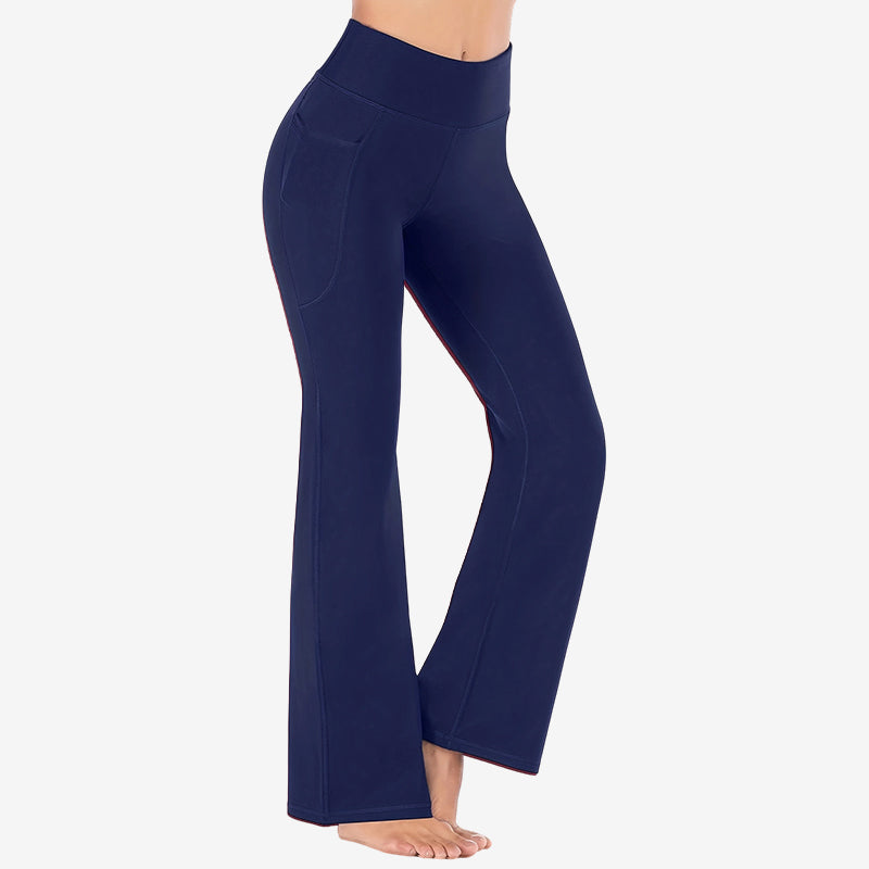 🎉 Neujahrsgeschenk – 50% RABATT!🔥Ultra Sculpt High-Waist Bauchformende Flare-Legging: Bequemes Stretchmaterial + Funktionelle Seitentaschen – Stylisch für Yoga & Outdoor!