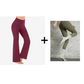 🎉 Neujahrsgeschenk – 50% RABATT!🔥Ultra Sculpt High-Waist Bauchformende Flare-Legging: Bequemes Stretchmaterial + Funktionelle Seitentaschen – Stylisch für Yoga & Outdoor!