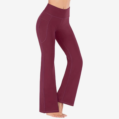 🎉 Neujahrsgeschenk – 50% RABATT!🔥Ultra Sculpt High-Waist Bauchformende Flare-Legging: Bequemes Stretchmaterial + Funktionelle Seitentaschen – Stylisch für Yoga & Outdoor!