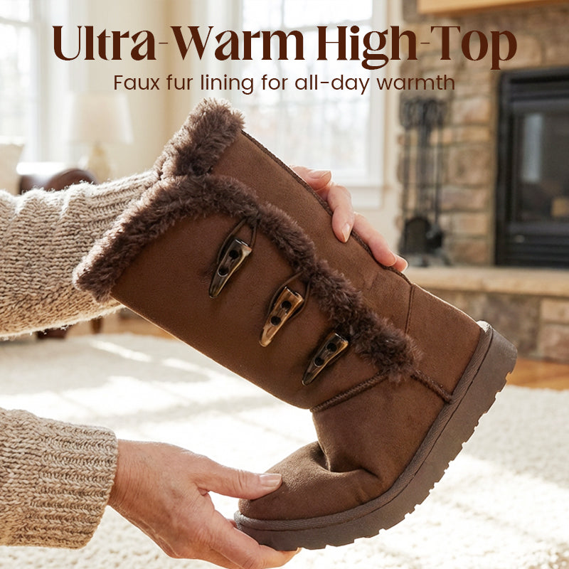 🎉 Neujahrsgeschenk – 50% RABATT!🥶 Ultra-warme Damen-Schneestiefel: Kunstfellfutter + rutschfeste Sohle – klassisch stylisch für jede Winter-Tätigkeit