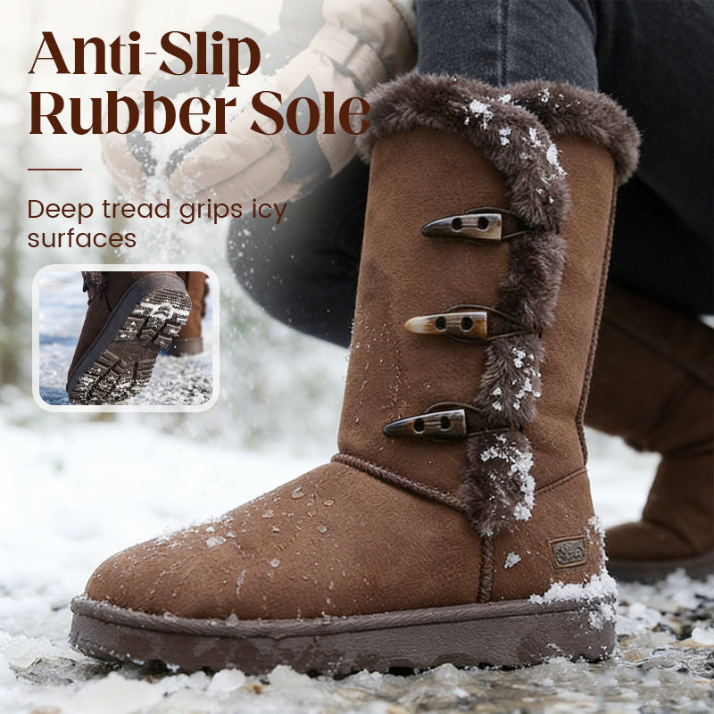 🎉 Neujahrsgeschenk – 50% RABATT!🥶 Ultra-warme Damen-Schneestiefel: Kunstfellfutter + rutschfeste Sohle – klassisch stylisch für jede Winter-Tätigkeit