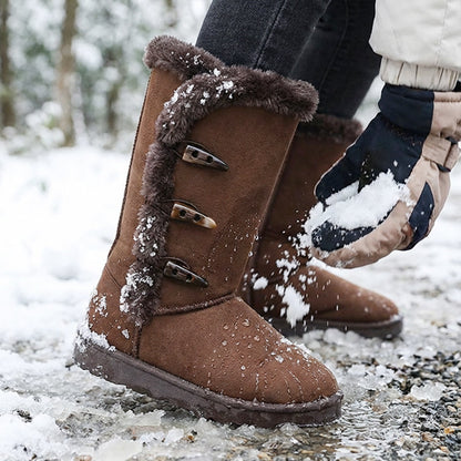 🎉 Neujahrsgeschenk – 50% RABATT!🥶 Ultra-warme Damen-Schneestiefel: Kunstfellfutter + rutschfeste Sohle – klassisch stylisch für jede Winter-Tätigkeit
