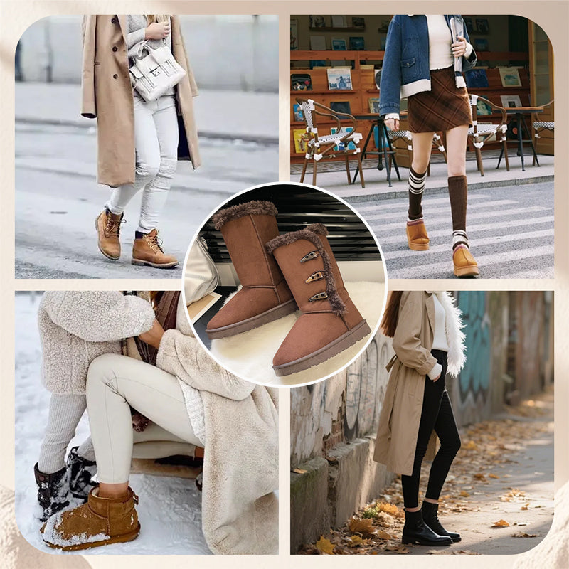 🎉 Neujahrsgeschenk – 50% RABATT!🥶 Ultra-warme Damen-Schneestiefel: Kunstfellfutter + rutschfeste Sohle – klassisch stylisch für jede Winter-Tätigkeit