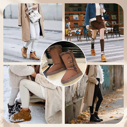🎉 Neujahrsgeschenk – 50% RABATT!🥶 Ultra-warme Damen-Schneestiefel: Kunstfellfutter + rutschfeste Sohle – klassisch stylisch für jede Winter-Tätigkeit
