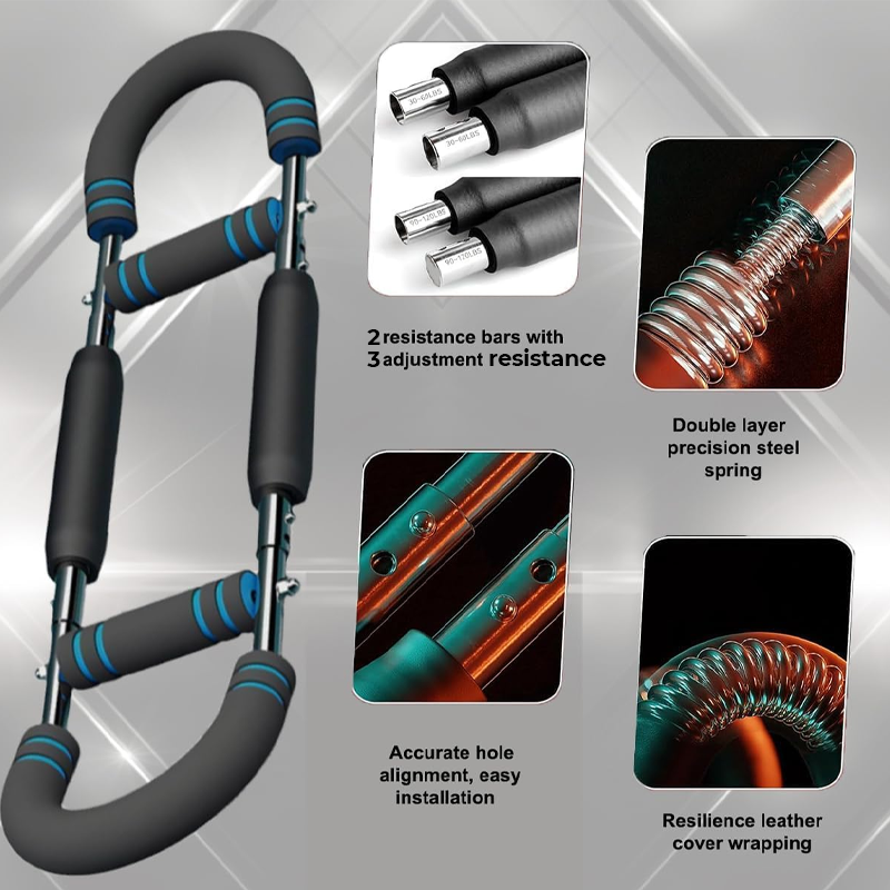 🎉 Neujahrsgeschenk – 50% RABATT!💪U-Form Mehrfach-Trainer (3-in-1 Widerstand + reisefest) – Trainiere Arme/Schultern/Rücken mit nur einer Bewegung!