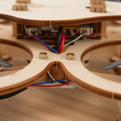 🎉 Neujahrsgeschenk – 50% RABATT!✈️ DIY-Holzdrohnen-Bausatz: Lernspaß + Höhenhalte-Technologie – sicher & stabil für Anfänger!