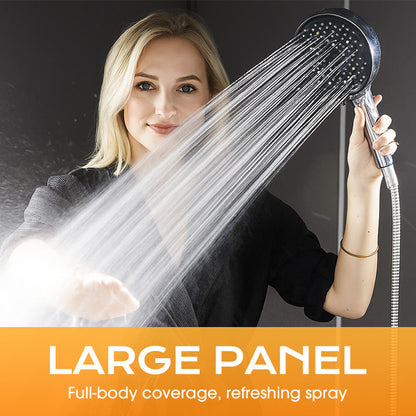 🎉 Neujahrsgeschenk – 50% RABATT!🚿Hochdruck-Regenbrause mit verstellbarem Strahl – 15 cm großes Panel & 7 Modi für das ultimative Duscherlebnis!