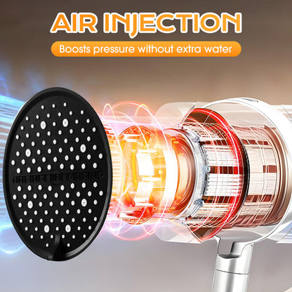 🎉 Neujahrsgeschenk – 50% RABATT!🚿Hochdruck-Regenbrause mit verstellbarem Strahl – 15 cm großes Panel & 7 Modi für das ultimative Duscherlebnis!