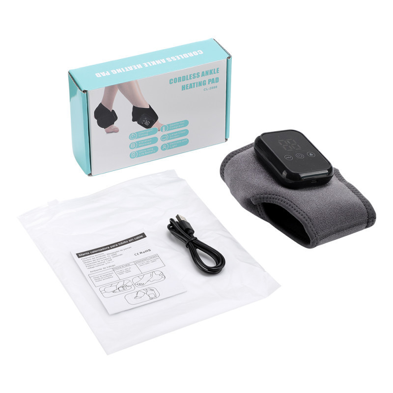 🎉 Neujahrsgeschenk – 50% RABATT!🦶 Drahtloses Knöchel-Wärmekissen (3-Stufen-Wärme + Vibrationsmassage) – 15-Min-Timer & 2000-mAh-Akku: Lindert Knöchelbeschwerden überall!