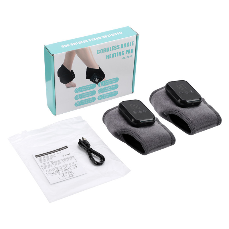 🎉 Neujahrsgeschenk – 50% RABATT!🦶 Drahtloses Knöchel-Wärmekissen (3-Stufen-Wärme + Vibrationsmassage) – 15-Min-Timer & 2000-mAh-Akku: Lindert Knöchelbeschwerden überall!
