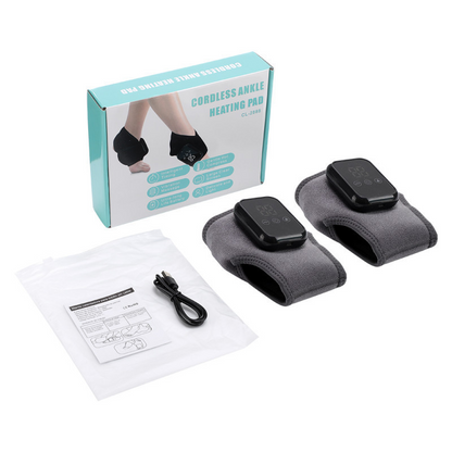 🎉 Neujahrsgeschenk – 50% RABATT!🦶 Drahtloses Knöchel-Wärmekissen (3-Stufen-Wärme + Vibrationsmassage) – 15-Min-Timer & 2000-mAh-Akku: Lindert Knöchelbeschwerden überall!