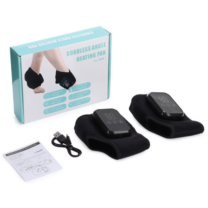 🎉 Neujahrsgeschenk – 50% RABATT!🦶 Drahtloses Knöchel-Wärmekissen (3-Stufen-Wärme + Vibrationsmassage) – 15-Min-Timer & 2000-mAh-Akku: Lindert Knöchelbeschwerden überall!
