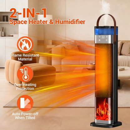 2-in-1 Raumheizung & Luftbefeuchter