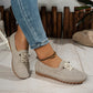 🎉 Neujahrsgeschenk – 50% RABATT!👟 Damen Bequeme Casual Loafers: Weiches PU-Leder + Rutschfeste Sohle – Perfekt zu jedem Outfit & für jeden Tag!