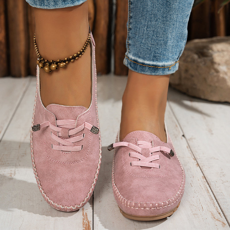 🎉 Neujahrsgeschenk – 50% RABATT!👟 Damen Bequeme Casual Loafers: Weiches PU-Leder + Rutschfeste Sohle – Perfekt zu jedem Outfit & für jeden Tag!