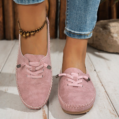 🎉 Neujahrsgeschenk – 50% RABATT!👟 Damen Bequeme Casual Loafers: Weiches PU-Leder + Rutschfeste Sohle – Perfekt zu jedem Outfit & für jeden Tag!