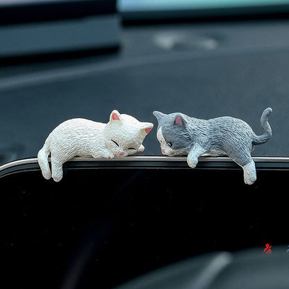 🎉 Neujahrsgeschenk – 50% RABATT!🐱 Niedliche Mini-Katzen-Deko: Perfekt für Auto, Haus & Büro – Spielerischer Charme für unterwegs & zuhause!
