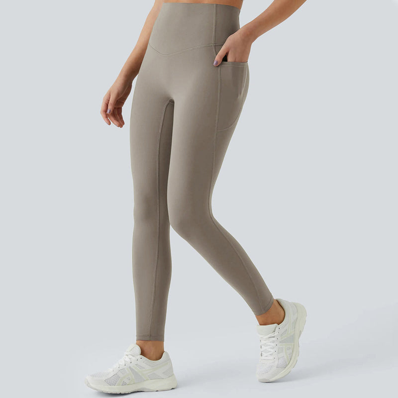 ✨ Neuheit 2026! Damen High-Waist Leggings – Lange Sporthose mit Tasche, schnelltrocknend & elastisch für Fitness & Outdoor 🔥