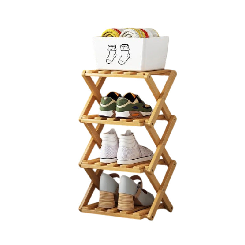 💘 Valentinstagsangebot: 50% Rabatt!👟 Langlebiges zusammenklappbares Bambus-Schuhregal – Mehrstufig & platzsparend!